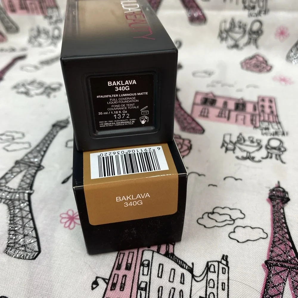 Huda Beauty FauxFilter Luminous Matte Liquid Foundation  BAKLAVA 340G ~ 1.18 oz